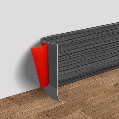 Fonuno vinyl wall base rubber - vinyl,